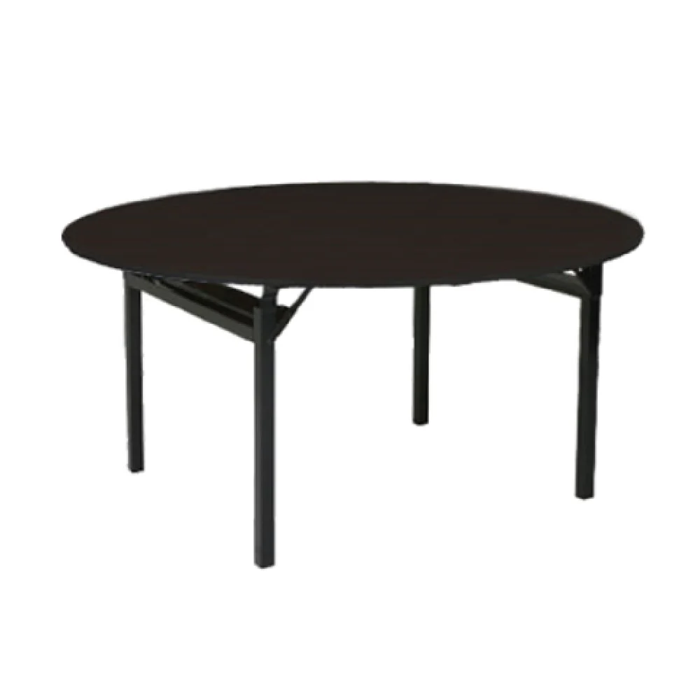 Forbes Industries 600-48DIB 48 Inch Diameter Round Folding Table Laminate Plywood Core Black Vinyl Edge Forbes Industries 600-48DIB 48 Inch Diameter Round Folding Table Laminate Plywood Core Black Vinyl Edge