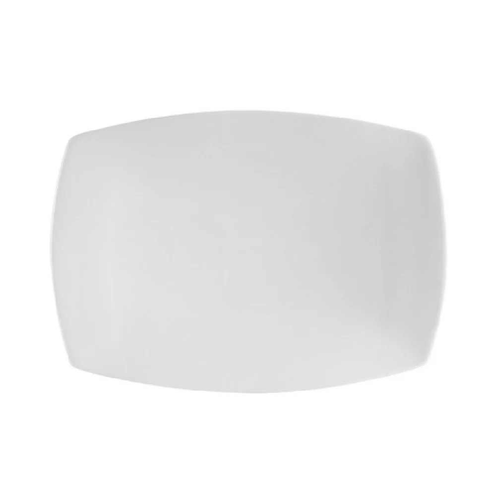 CAC China COP-RT51 14-1/2 Inch Rectangular Coupe Platter Porcelain Super White CAC China COP-RT51 14-1/2 Inch Rectangular Coupe Platter Porcelain Super White