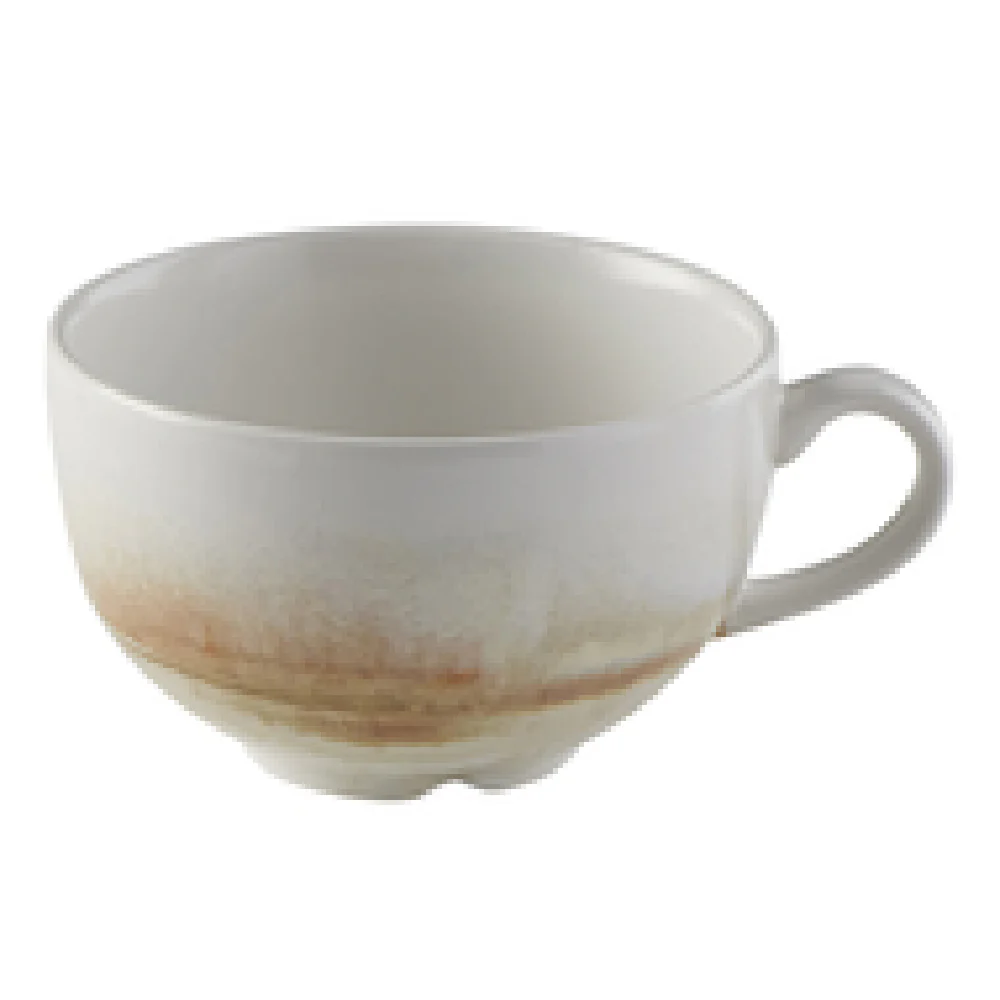 Arc Cardinal FN528 12 Oz Cup Vitrified Ceramic Sandstone 5.5 Inch Long