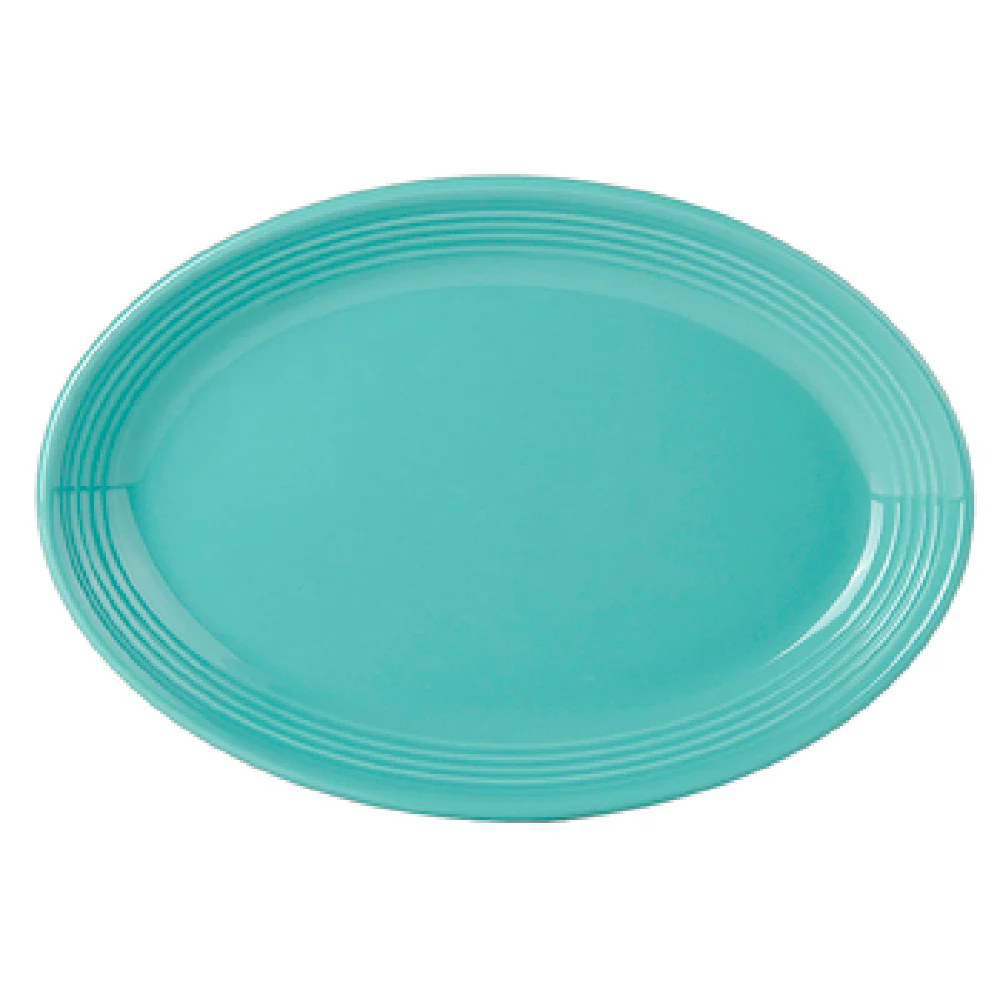 Tuxton CIH-0962 9-3/4 Inch Platter Oval Coupe Ceramic Lead-Free
