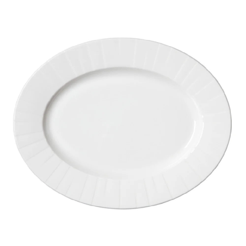 Steelite 9119C1240 13 Inch Oval Plate Alina Alumina Vitrified 1 Dozen