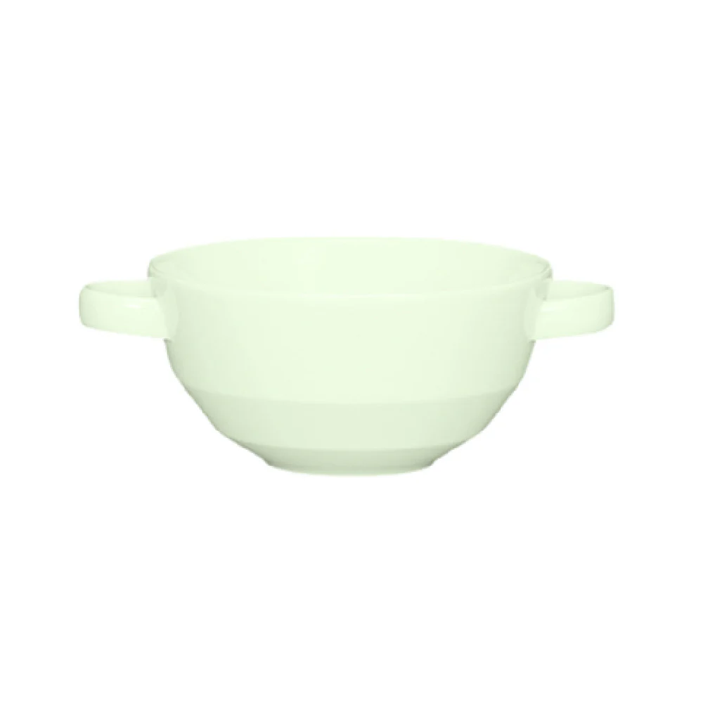 Libbey 9122779 9-3/4 Oz Bouillon Round Porcelain Faceted Design 12 Packs