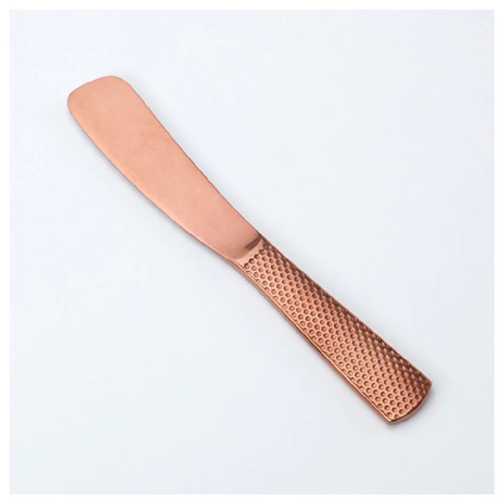 American Metalcraft BVHSP6 6Inch Vintage Spreader Stainless Steel Hammered Bronze