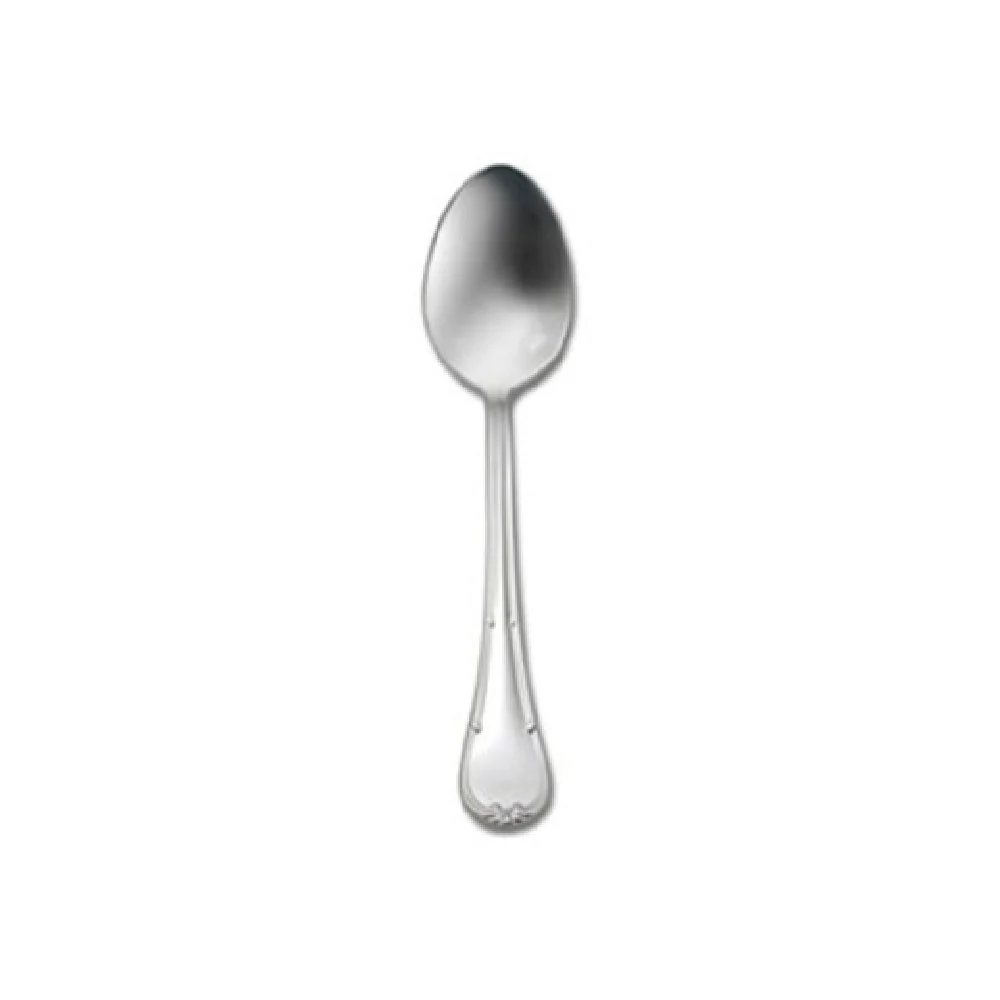 1880 Hospitality T022SFTF 5-3/8 Inch Scrolled Border European Teaspoon 18/10 Stainless Steel