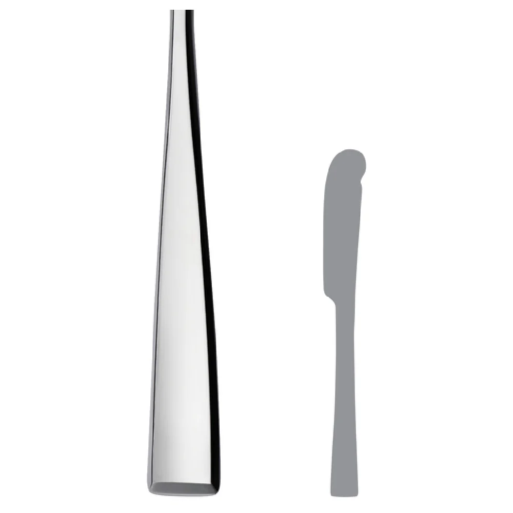 Steelite 5740SX045 7 Inch Butter Knife 13/0 Stainless Steel with Polished Finish
