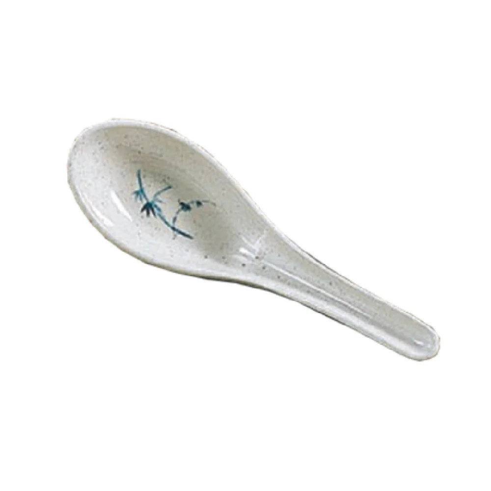 Thunder Group 7003BB 3/4 Oz Won Ton Soup Spoon Melamine Blue Bamboo 5-5/8 Inch Thunder Group 7003BB 3/4 Oz Won Ton Soup Spoon Melamine Blue Bamboo 5-5/8 Inch