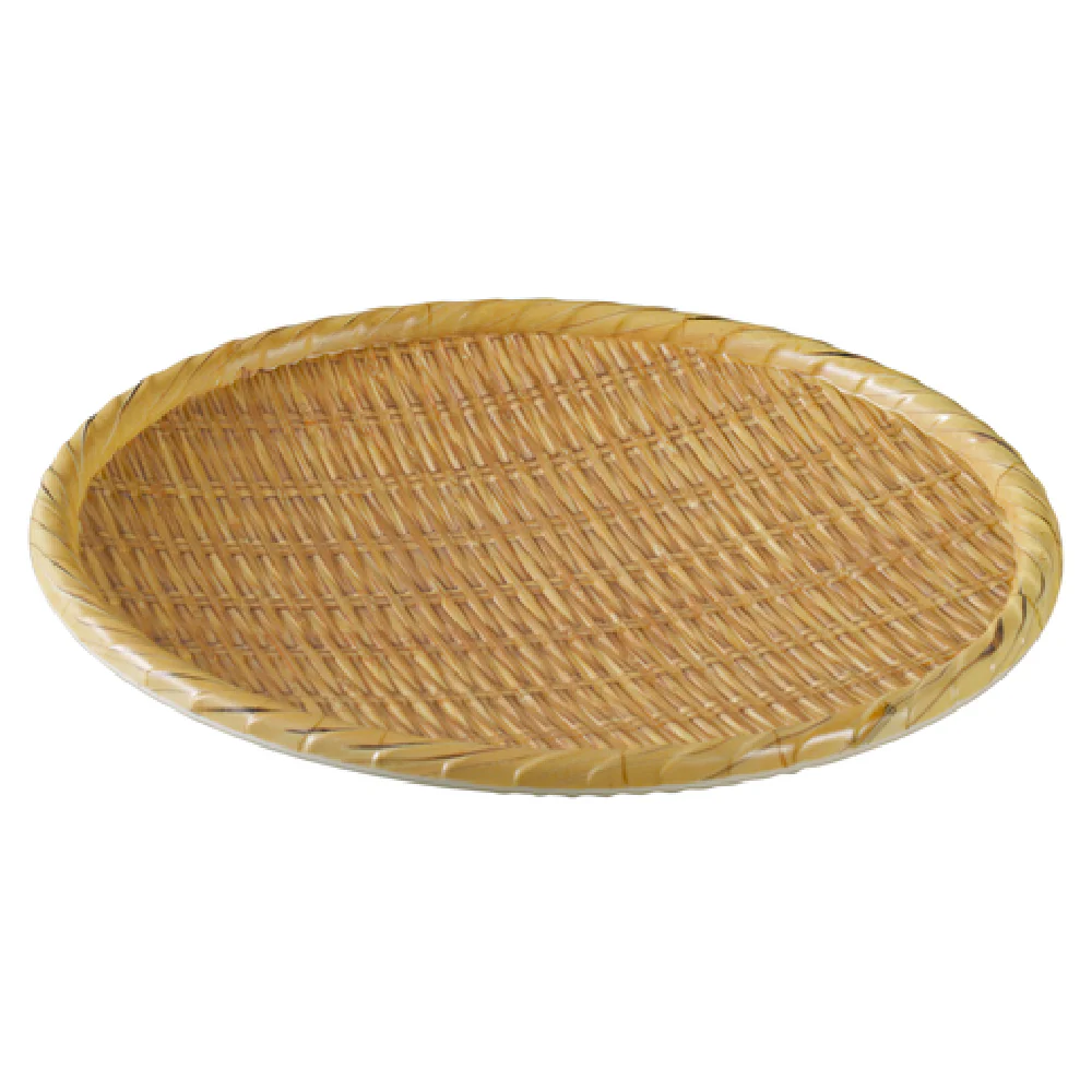Yanco WD-509 9 Inch Diameter Round Serving Tray Dishwasher Safe Melamine with Bamboo Look Yanco WD-509 9 Inch Diameter Round Serving Tray Dishwasher Safe Melamine with Bamboo Look