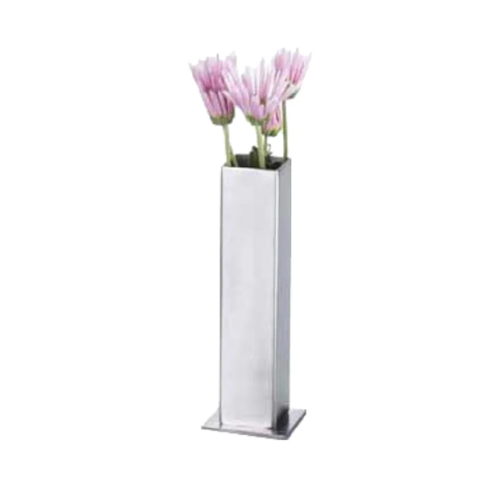 American Metalcraft SSBV1 1-3/4 Inch Square Bud Vase Stainless Steel Satin Finish