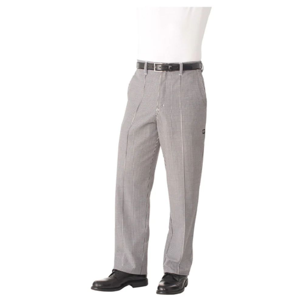 Chef Works BWCP00048 Chef's Pants Size 48 Classic Checkered Belt Loops Chef Works BWCP00048 Chef's Pants Size 48 Classic Checkered Belt Loops