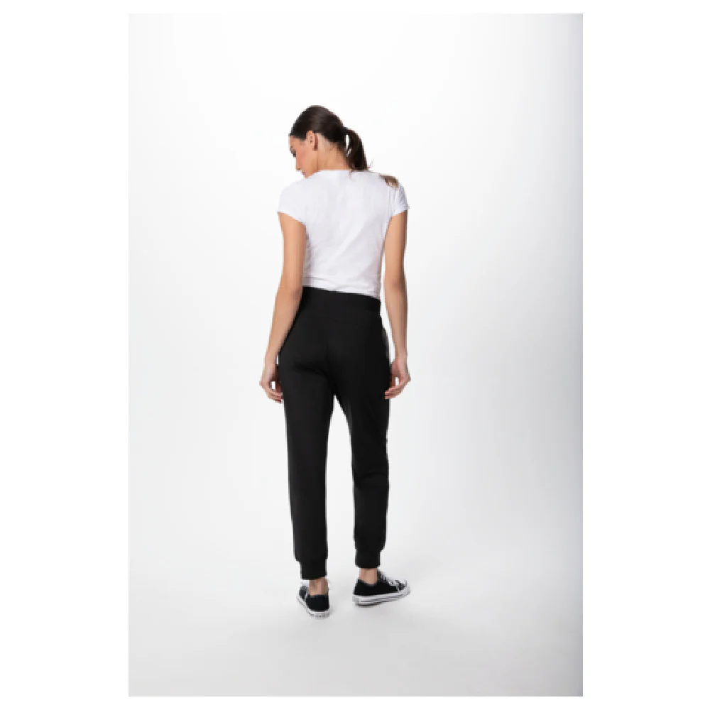 Chef Works PBE02-BLK-M Jogger 2.0 Unisex Work Jogger 4-way Stretch Knit Black Chef Works PBE02-BLK-M Jogger 2.0 Unisex Work Jogger 4-way Stretch Knit Black