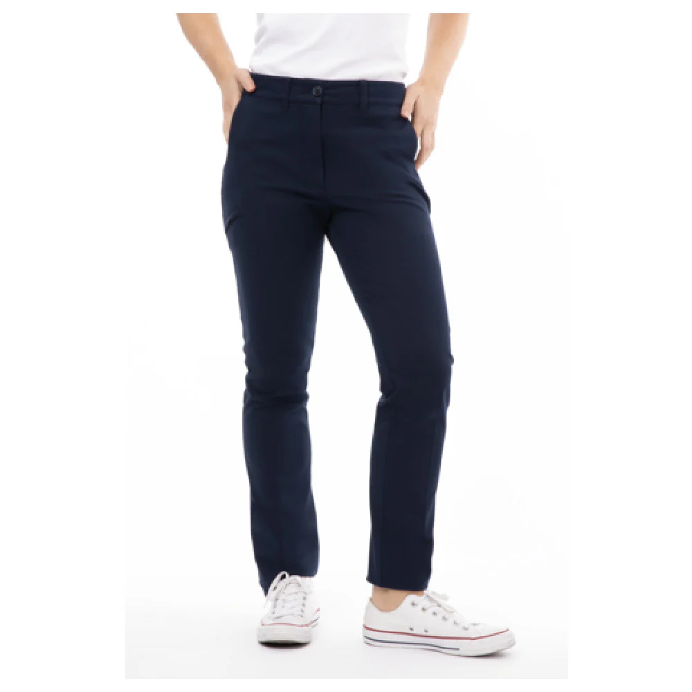 Chef Works PEC02W-NAV-2 Size 2 Chef's Pants with Four-way Stretch Fabric Navy Chef Works PEC02W-NAV-2 Size 2 Chef's Pants with Four-way Stretch Fabric Navy