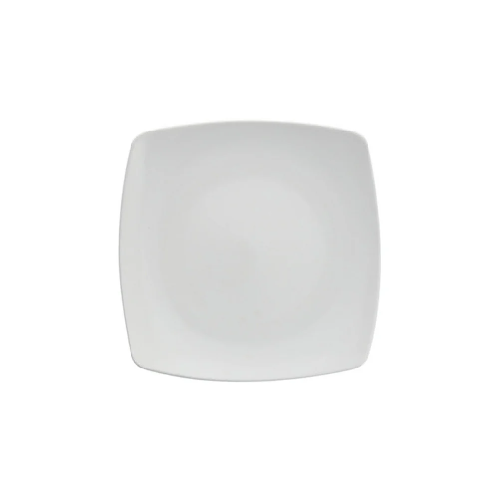 Fortessa TC7600.DV.115 10 Inch China Coupe Plate White Square Dishwasher Safe