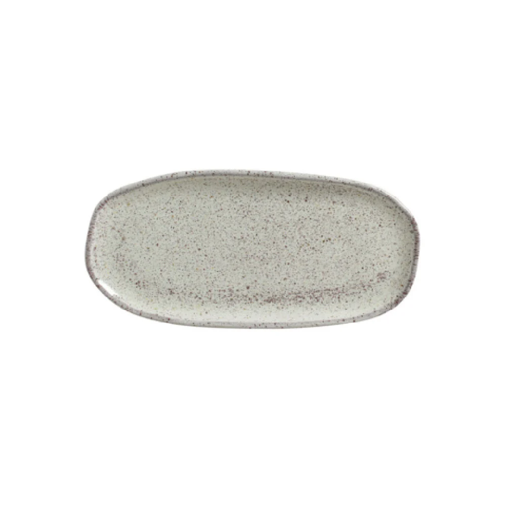 Porto Brasil 15114108801 4.33 Inch Shallow Organic Plater Stoneware Pistache