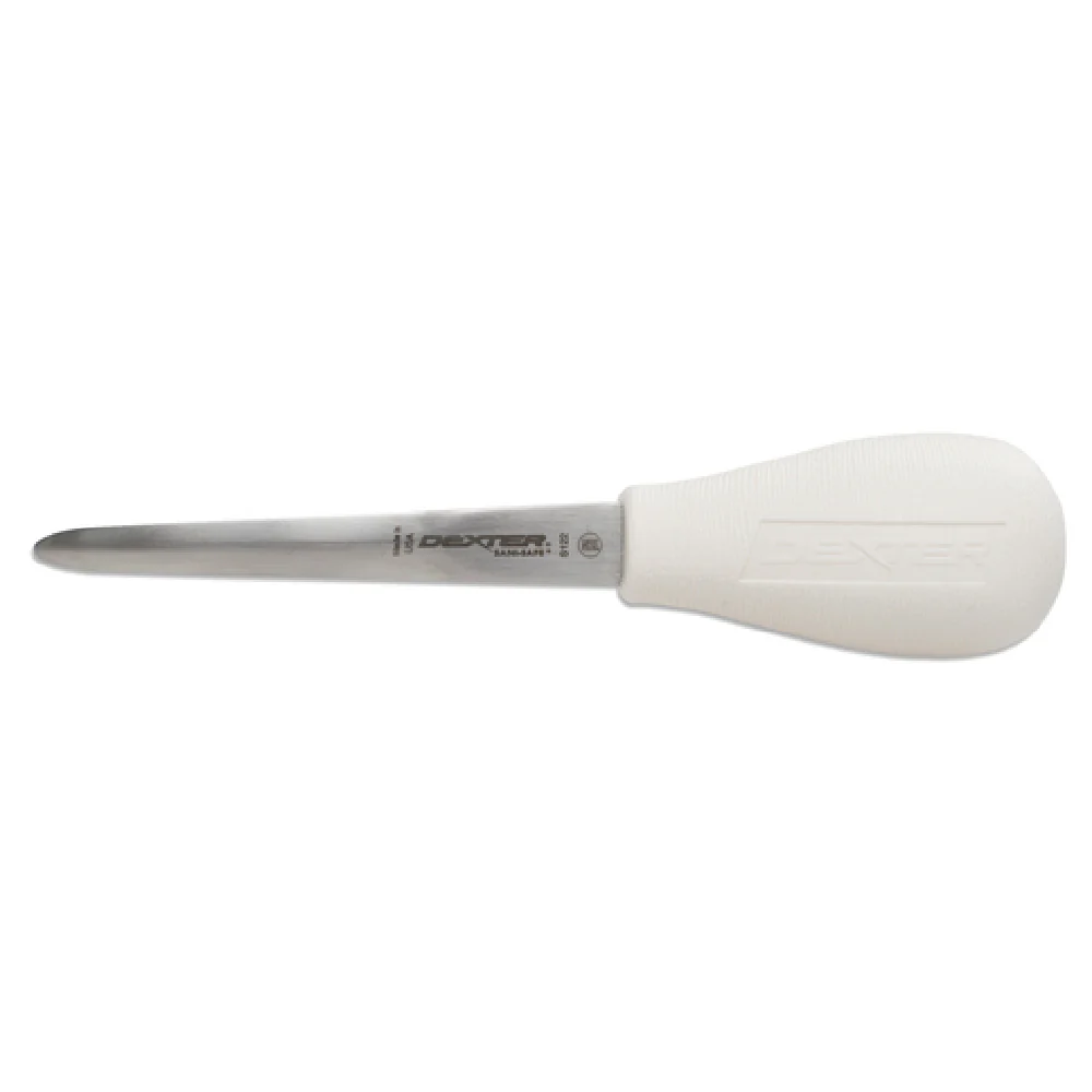 JB Prince M984 4 Inch Blade Oyster Knife Boston Style High Carbon Steel White Handle
