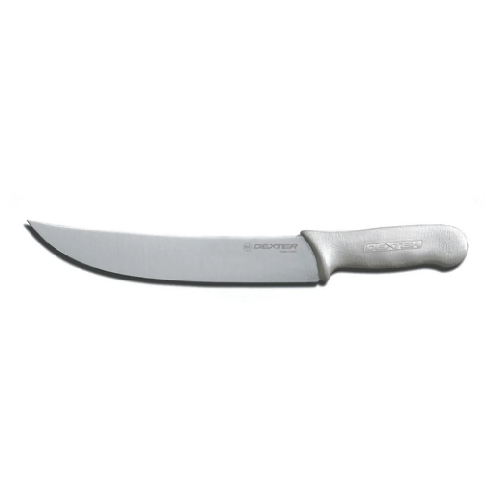 Dexter Russell 5533 10 Inch Blade Cimeter Knife High Carbon Steel White Polypropylene