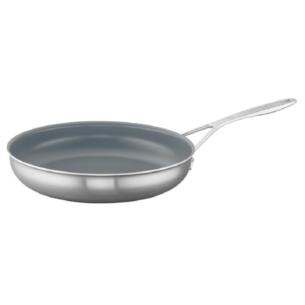 Zwilling 43628 11 Inch Fry Pan Stainles Steel Nonstick Ceramic Coating Welded Handle