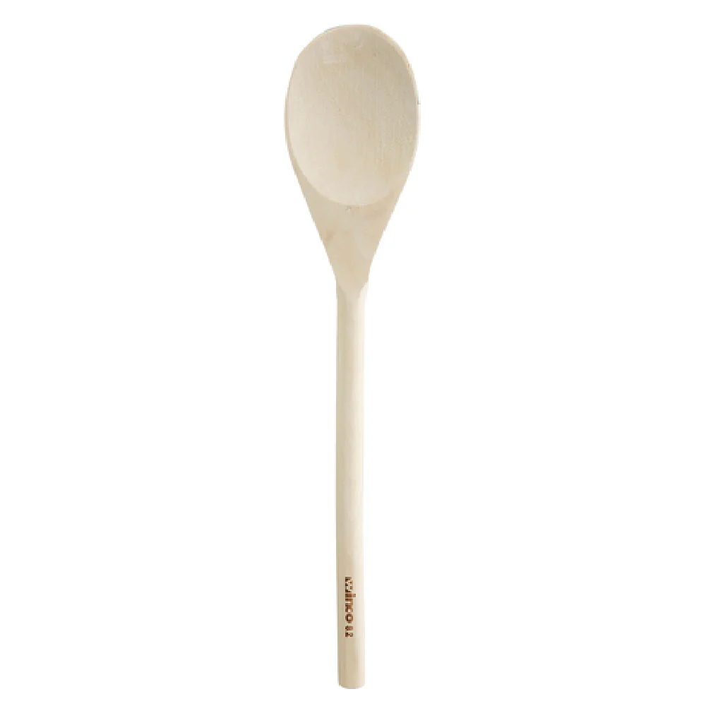 Winco WWP-14 14 Inch Wooden Spoon Ergonomic Durable Kitchen Tool