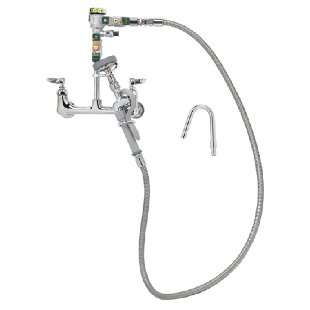 T&S Brass B-2892-QDSV Pot & Kettle Filler Faucet Splash-mounted 8