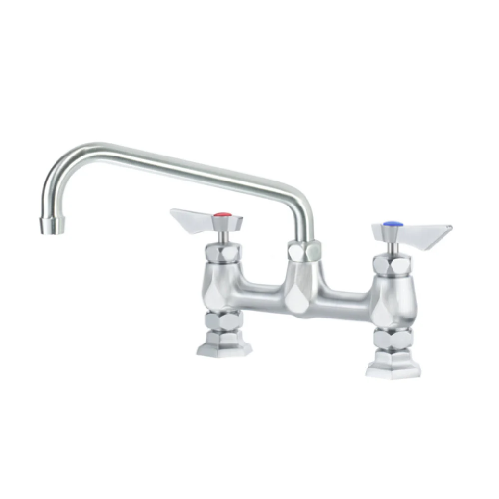 Krowne DX-910 10 Inch Swing Spout Deck Mount Faucet with Chrome Brass Base Krowne DX-910 10 Inch Swing Spout Deck Mount Faucet with Chrome Brass Base