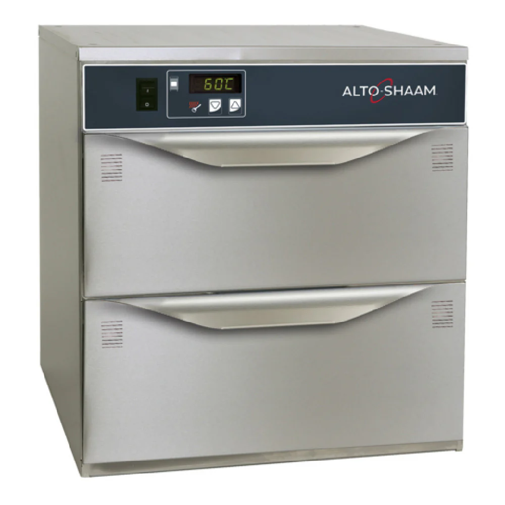 Alto Shaam 500-2DN-QS 17 Inch Warming Drawer Narrow Free Standing 2 Drawers Stainless Steel