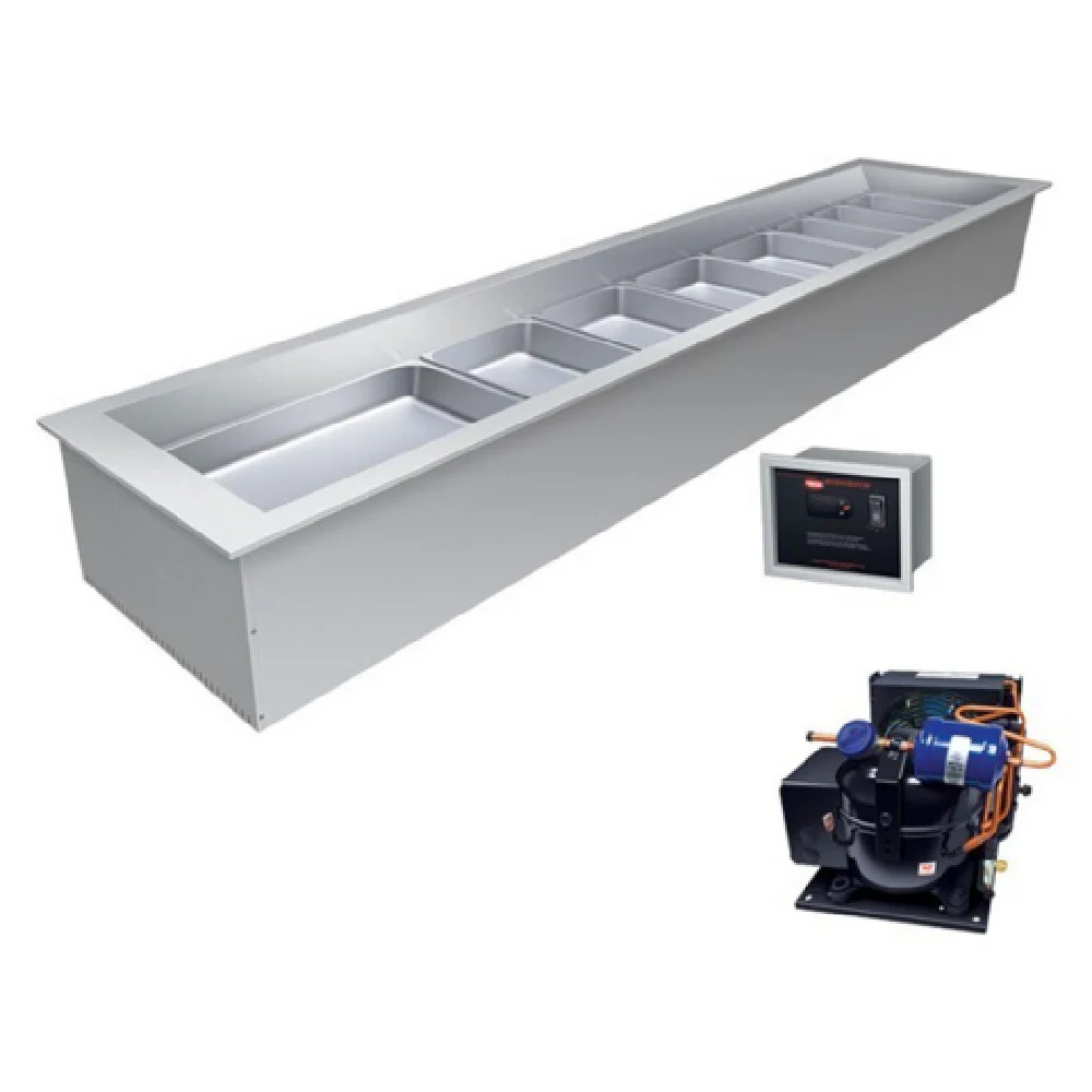 Hatco CWBR-S3 69 Inch Slim Drop-In Refrigerated Well Remote Refrigeration 3 Pan Hatco CWBR-S3 69 Inch Slim Drop-In Refrigerated Well Remote Refrigeration 3 Pan