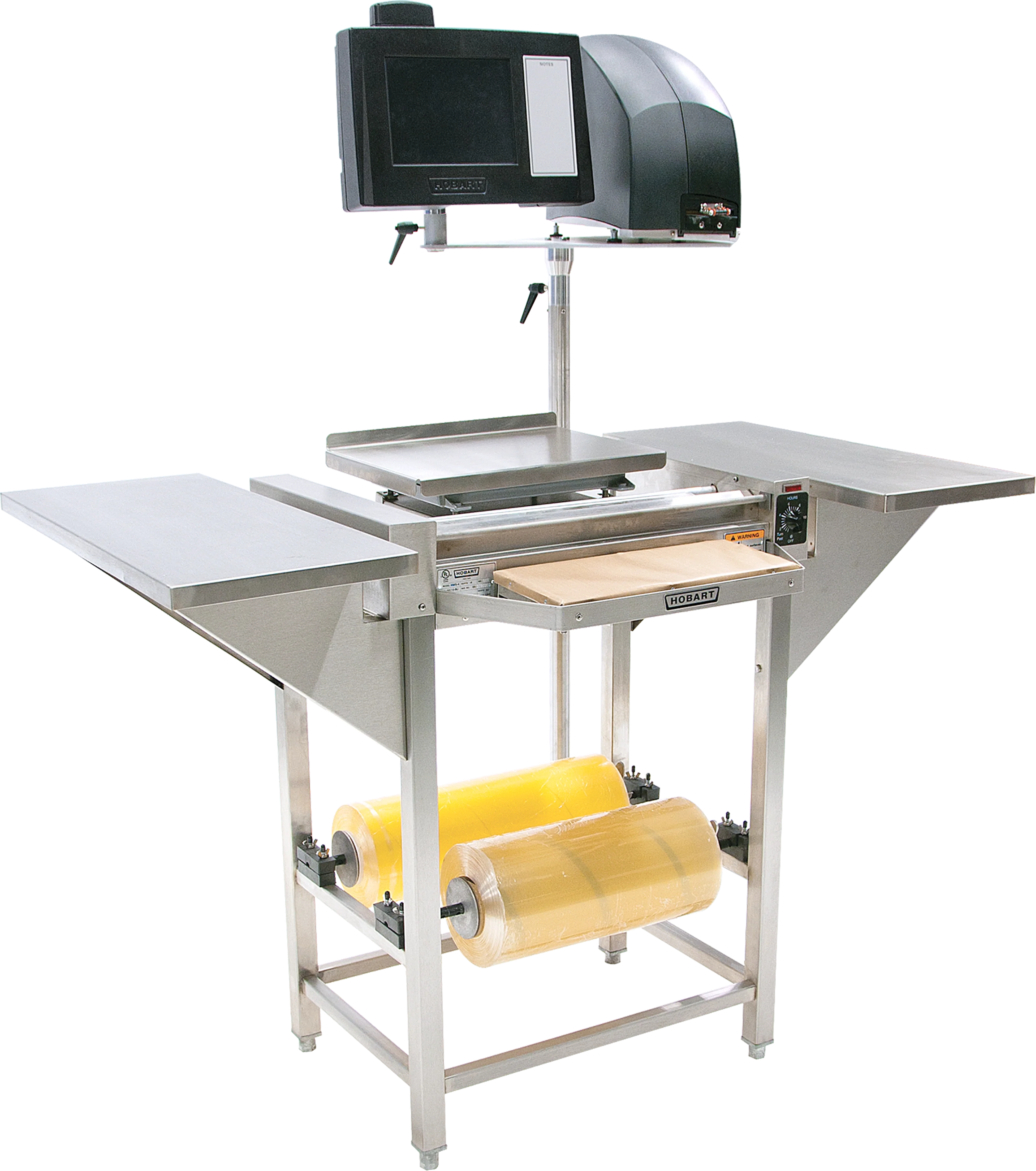 Hobart HWS-4-C 27 Inch Hand Wrap Station Hot Plate with 12 Hour Timer