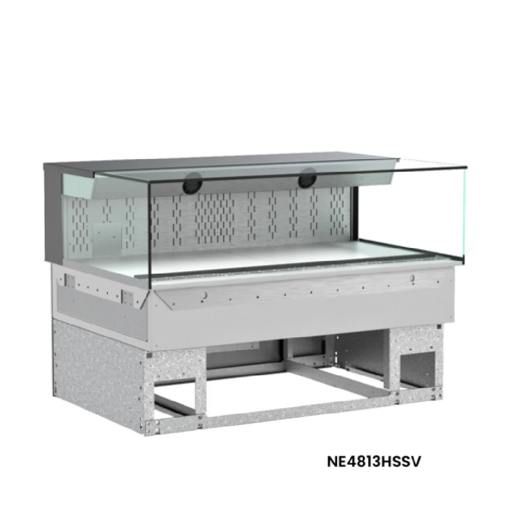 Structural Concepts NE4813HSSV 47-3/4 Inch Heated Counter Case with Convection Heat and LED Lights