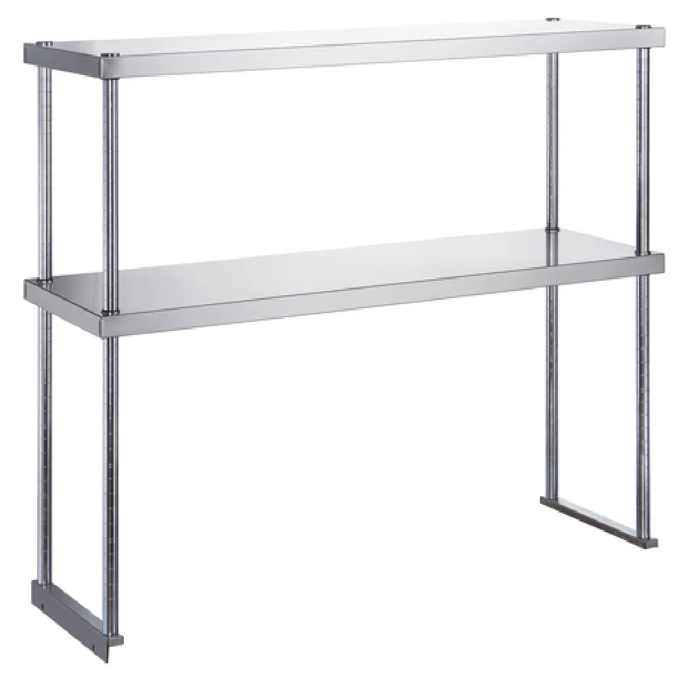 Dukers Appliance Co. USA Ltd. DCOS-1862 61-Inch Double Overshelf Stainless Steel with Shelves