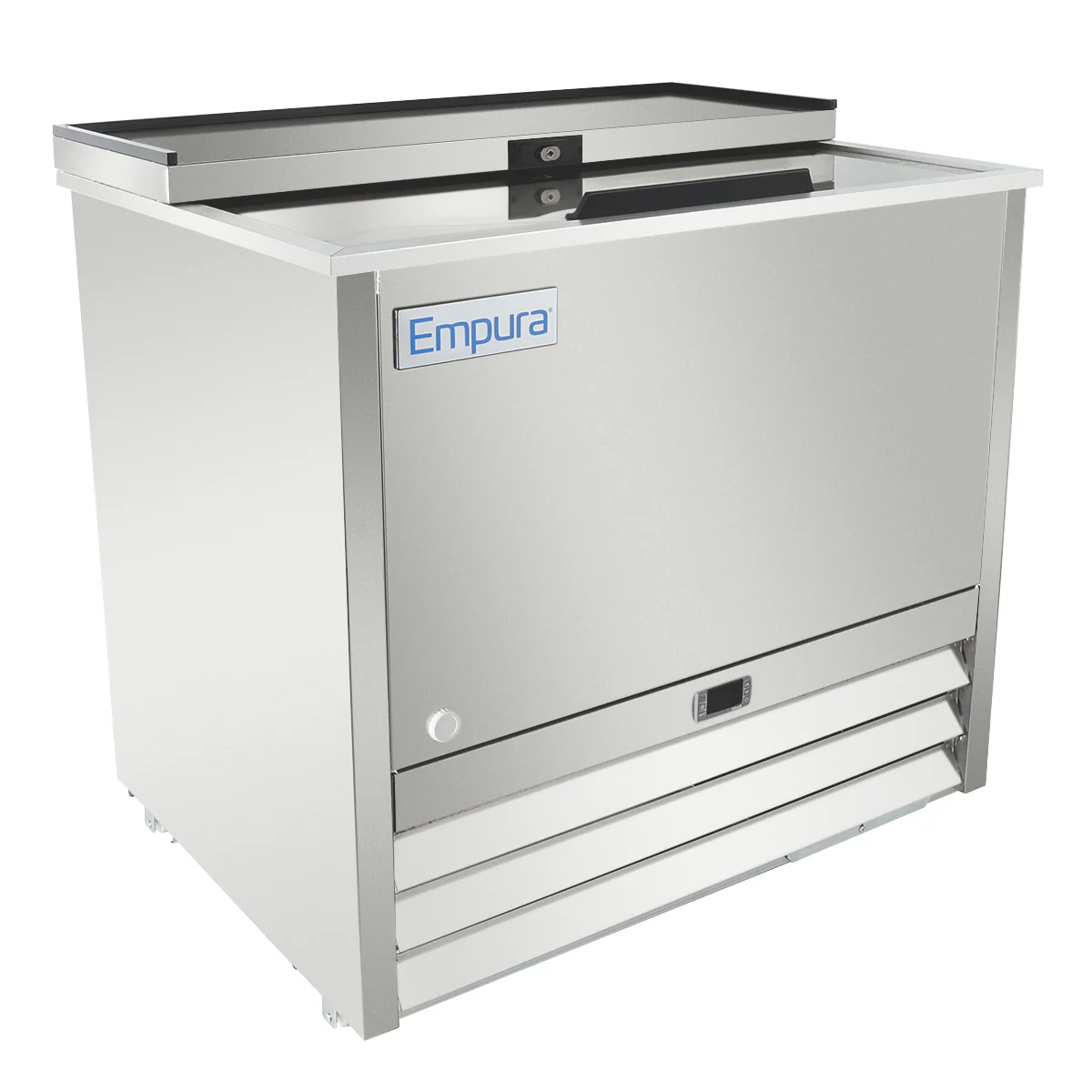 Empura E-KBGF36-S 36 13/16 Inch Glass Froster with 2 Shelves and Bottom Rack