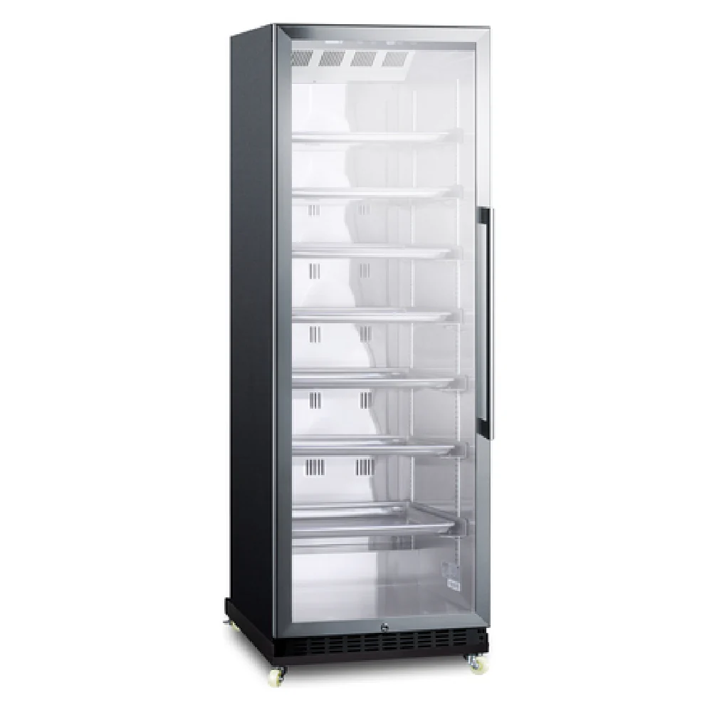Summit SCR1401LHRI 23 Cu. Inch Stainless Steel Beverage Center 12.6 Cu. Ft. Capacity