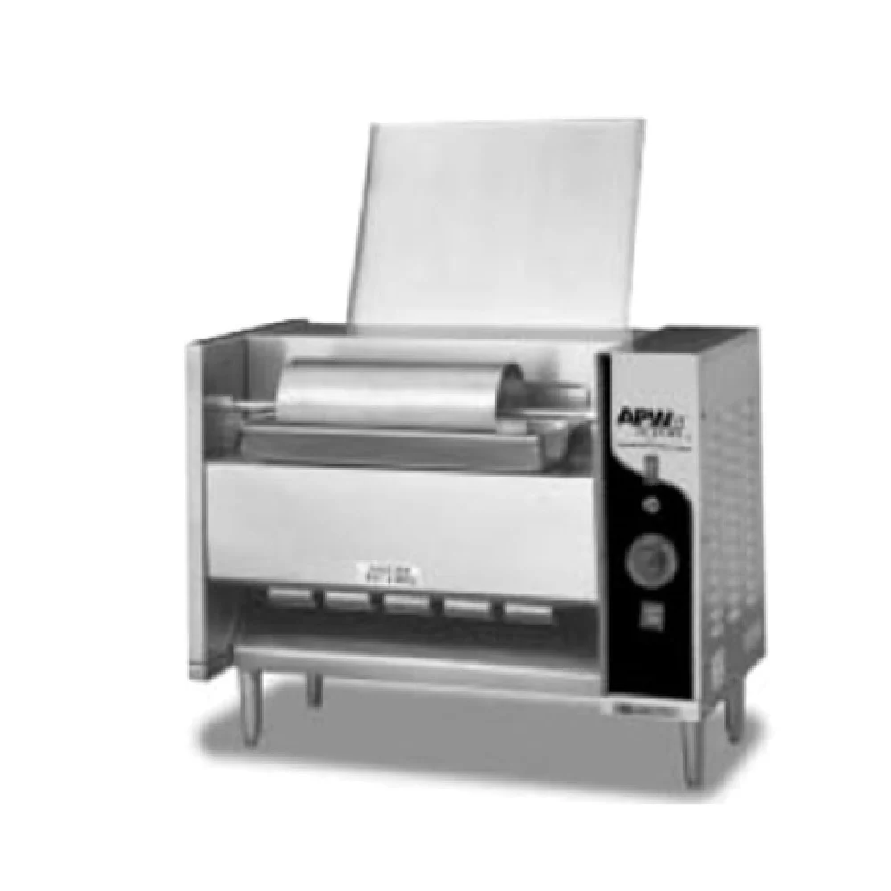 APW Wyott M-95-3_208 24 Inch Electric Bun Grill Conveyor Toaster with Butter Roller