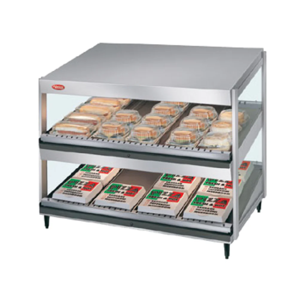 Hatco GRSDS-41D_120-208/60/1 41 Inch Countertop Merchandising Warmer with 2 Shelves