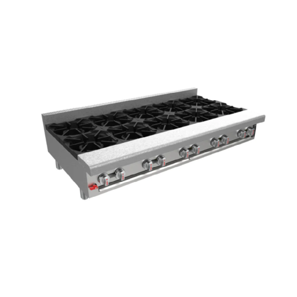 Venancio G60CT-60B_LP 60 Inch Gas Hotplate Countertop with 10 Burners 180000 BTU Venancio G60CT-60B_LP 60 Inch Gas Hotplate Countertop with 10 Burners 180000 BTU