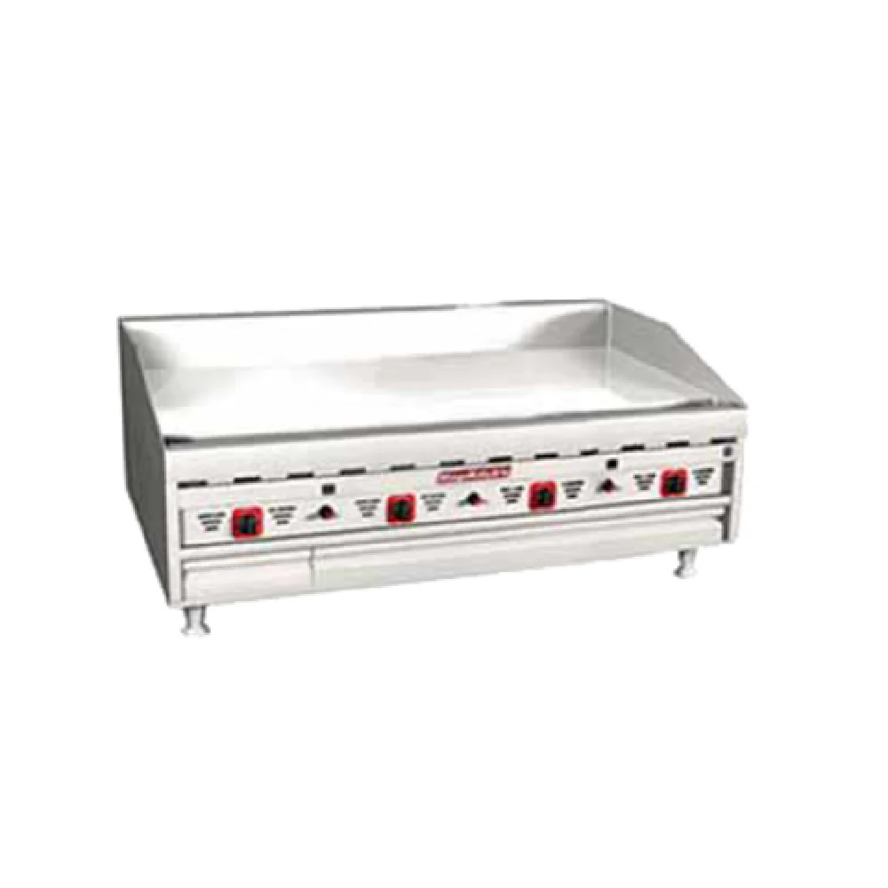 MKG-48-ST_NAT 47-3/4 Inch Griddle Gas Countertop Stainless Steel with Grease Chute 120000 BTU