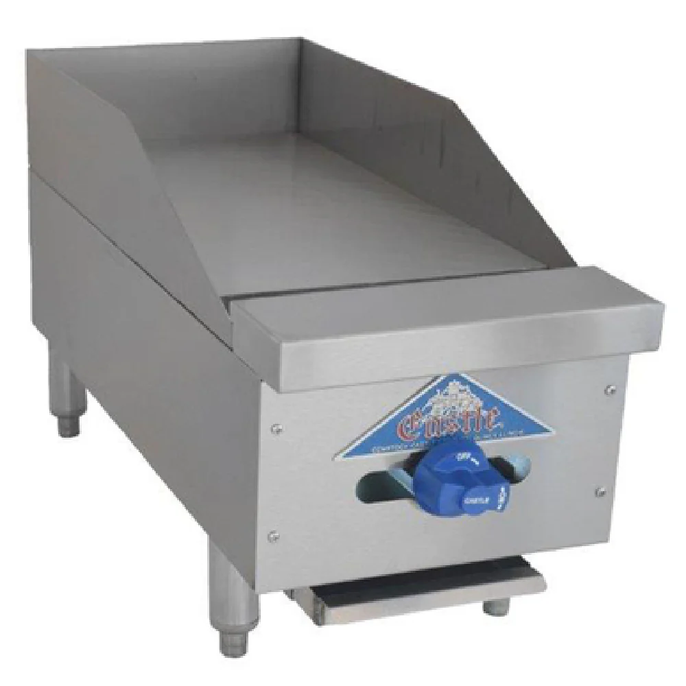 Comstock-Castle FHP12-12 12 Inch Gas Griddle Stainless Steel with Removable Grease Drawer 25000 BTU Comstock-Castle FHP12-12 12 Inch Gas Griddle Stainless Steel with Removable Grease Drawer 25000 BTU