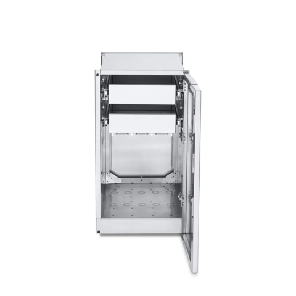 Crown Verity ICM-2D 18 Inch Cabinet Base with Two Drawers Stainless Steel Crown Verity ICM-2D 18 Inch Cabinet Base with Two Drawers Stainless Steel
