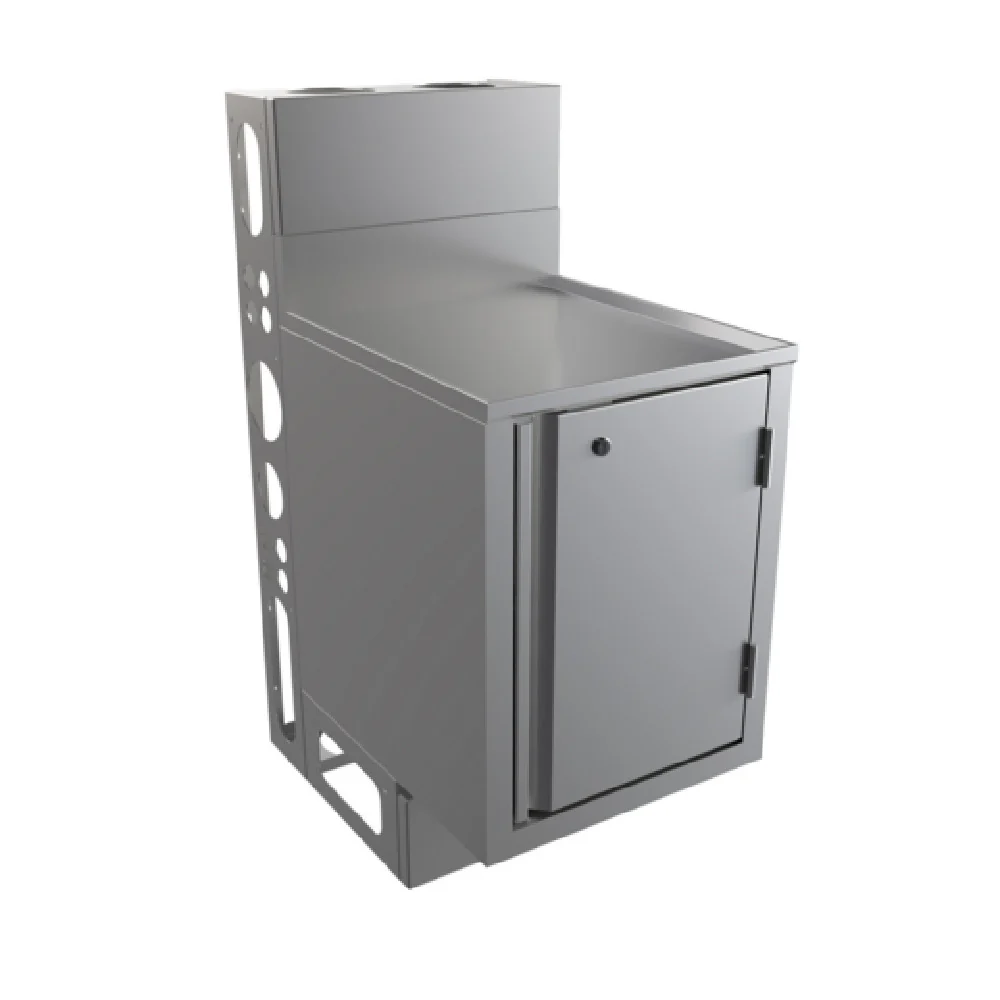 BK Resources UBC-DW-21-F18HL 21 Inch Underbar Add-On Unit with Flat Top Stainless Steel BK Resources UBC-DW-21-F18HL 21 Inch Underbar Add-On Unit with Flat Top Stainless Steel
