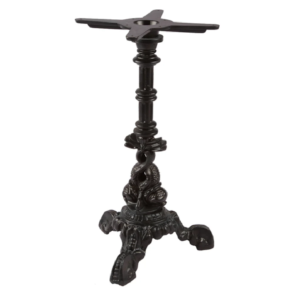 JMC Furniture DOLPHIN 16 Inch Cross Base Table Base Cast Iron Indoor Use