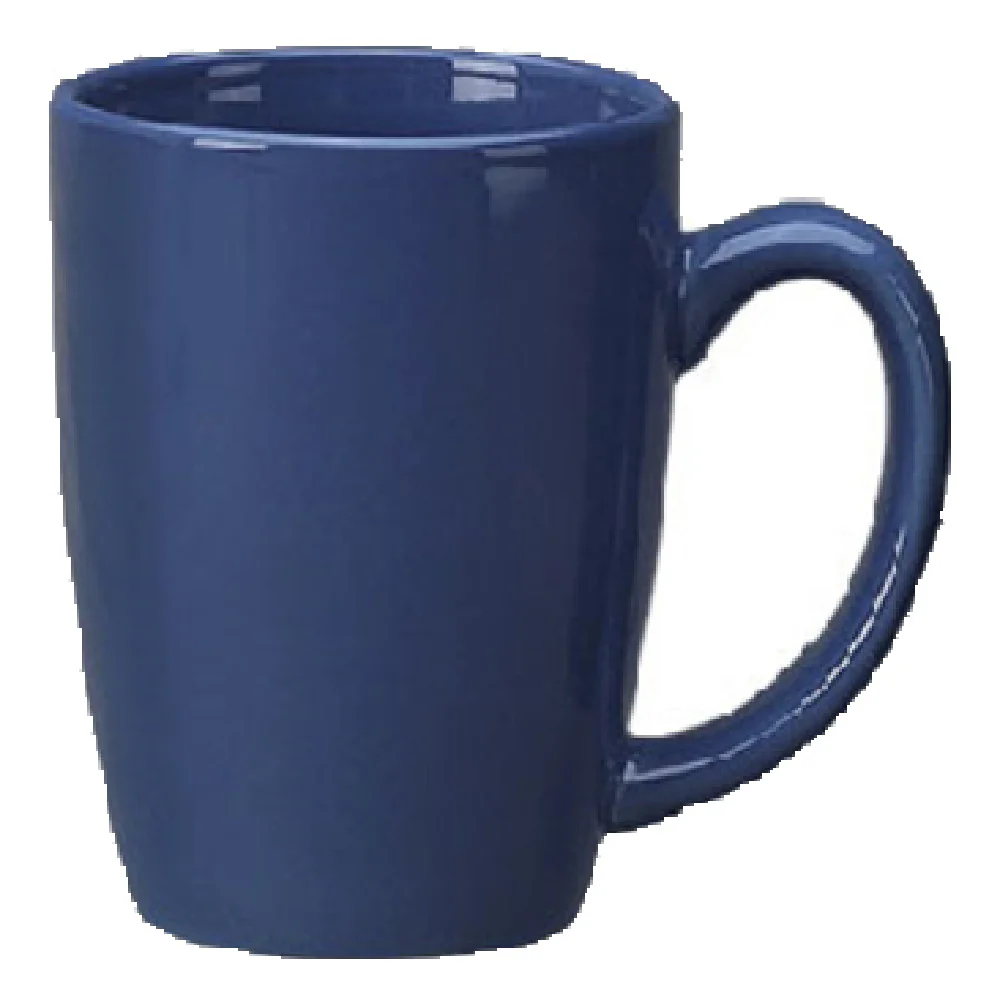 International Tableware 8286-06 14 Oz Endeavor Cup Round with Handle Ceramic Light Blue