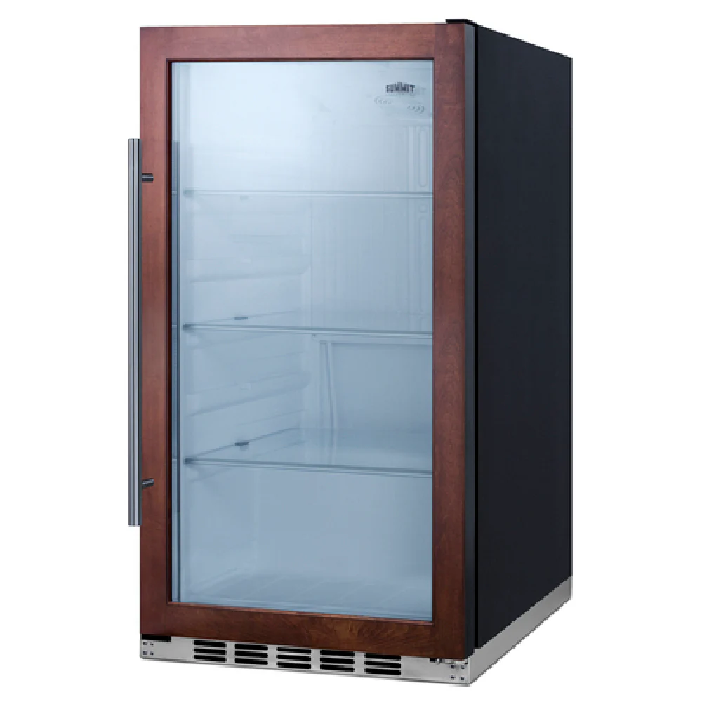 Summit SPR489OSPNR 19 Inch Outdoor Beverage Center 3.13 cu ft Black and Weatherproof