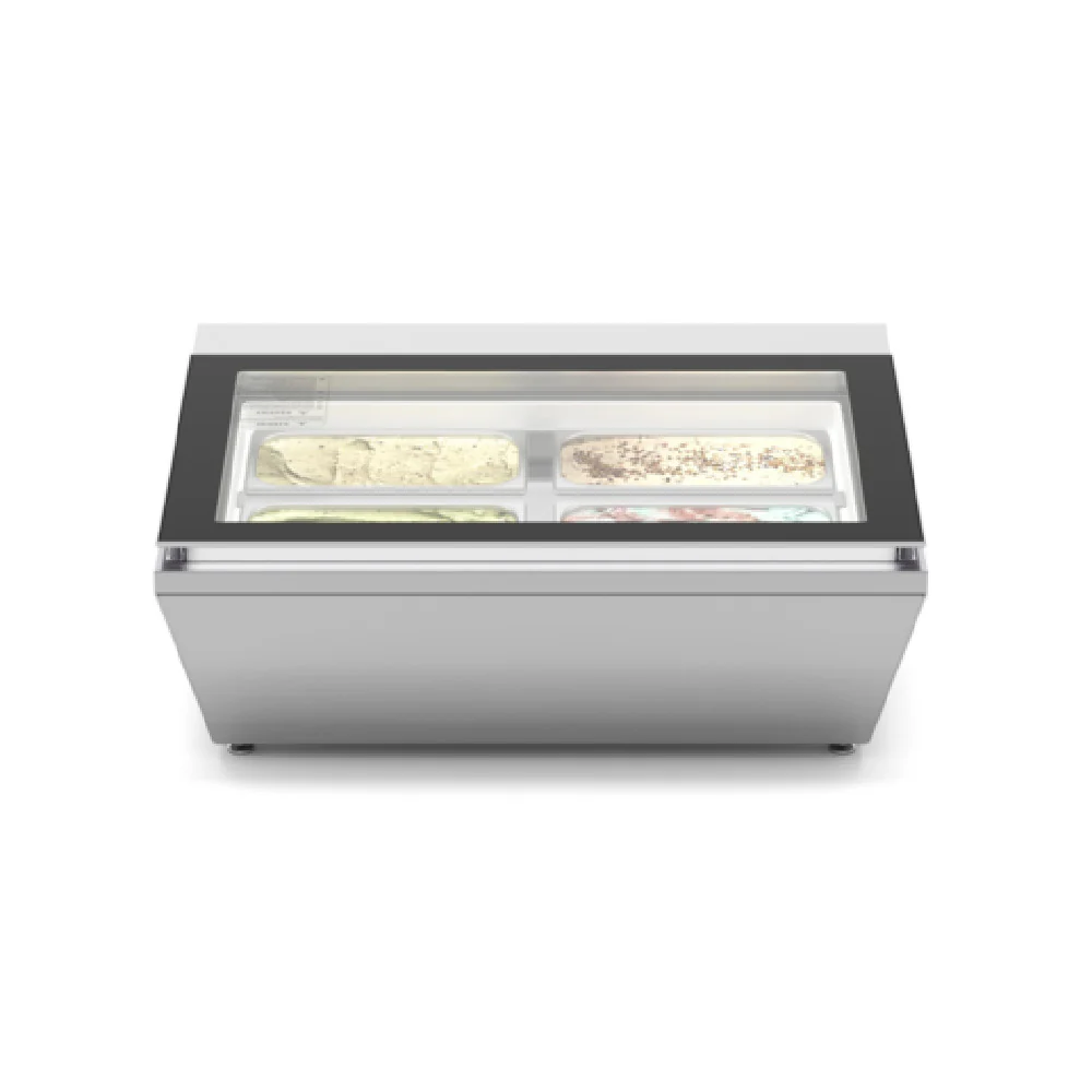 Koolmore KM-CGD-8HP 32 Inch Ice Cream Display Cabinet Stainless Steel Countertop Koolmore KM-CGD-8HP 32 Inch Ice Cream Display Cabinet Stainless Steel Countertop