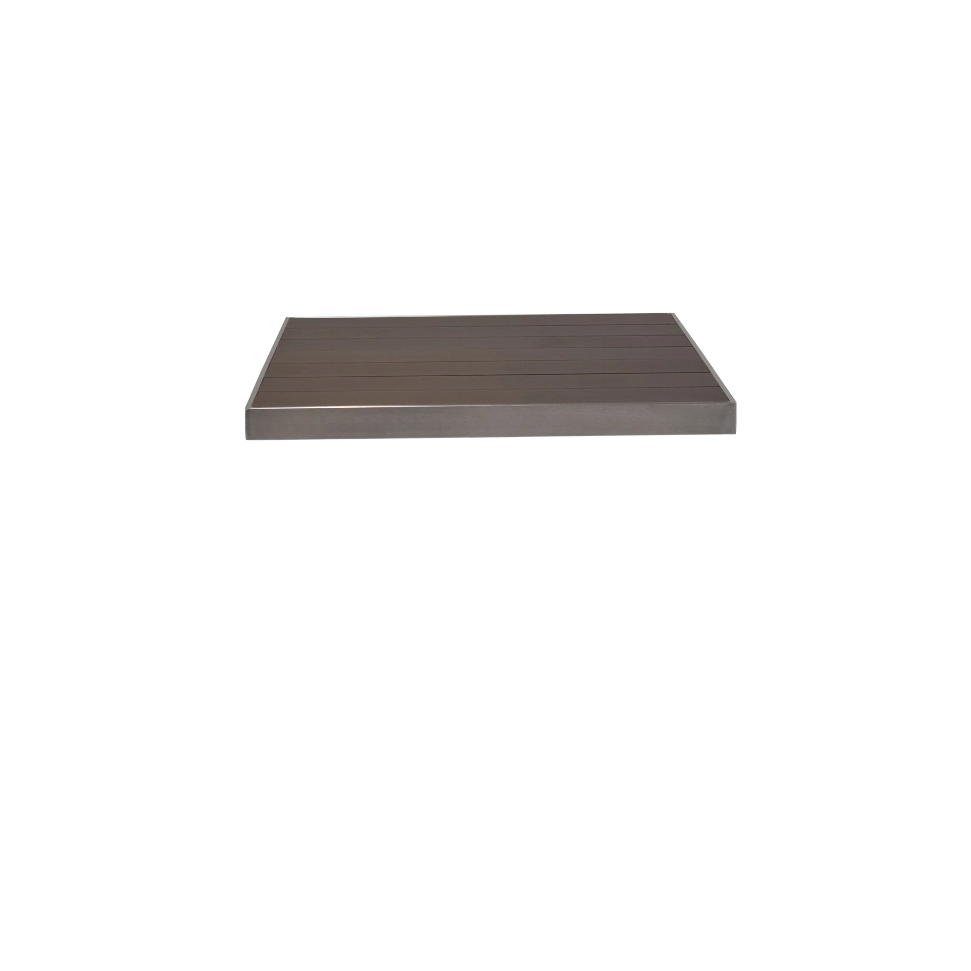 emuamericas, llc A1491-06-402 30 Inch Square Table Top Outdoor Aluminum Slats emuamericas, llc A1491-06-402 30 Inch Square Table Top Outdoor Aluminum Slats