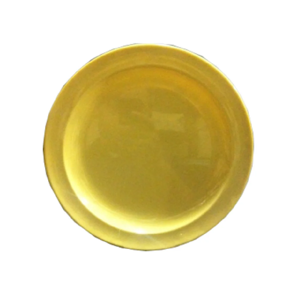 Yanco NS-107Y 7-1/4 Inch Round Dessert Plate NSF Certified Melamine Yellow