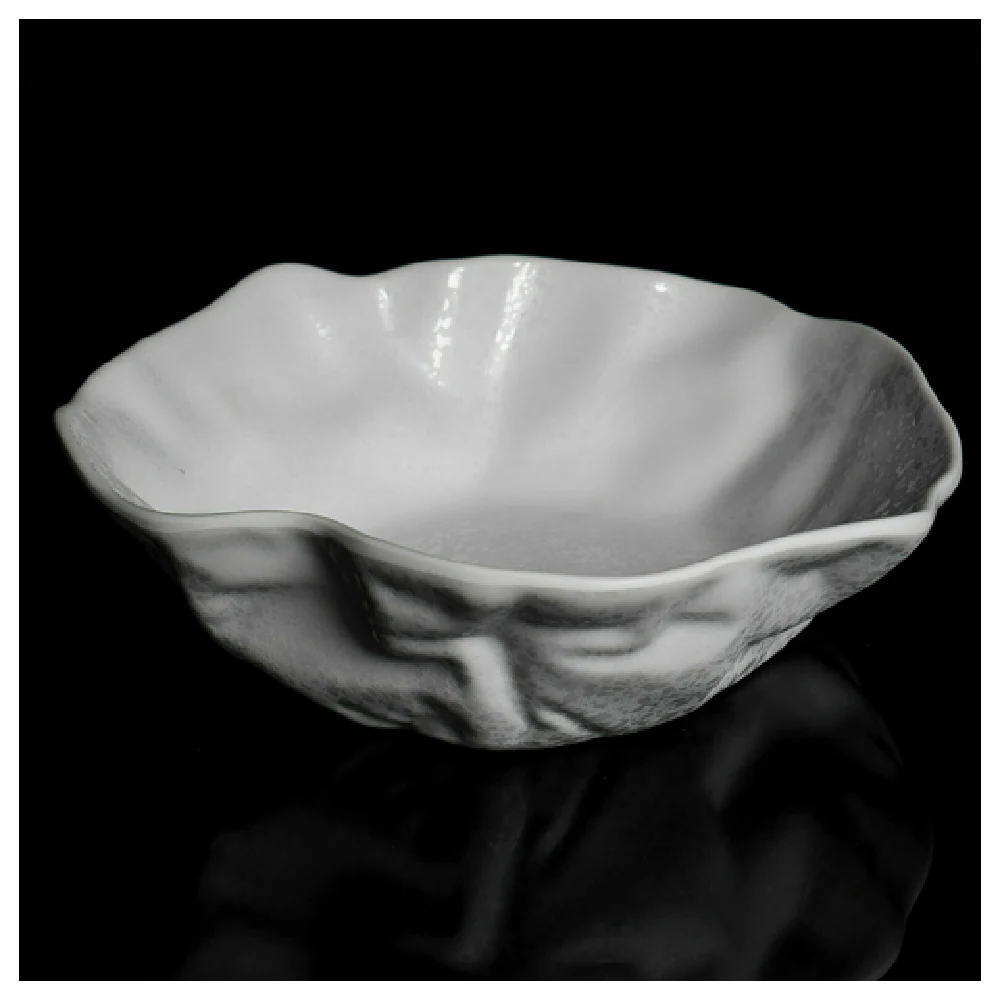 GET Enterprises RNX207 40-3/5 Oz Round Bowl Dishwasher Safe Melamine White