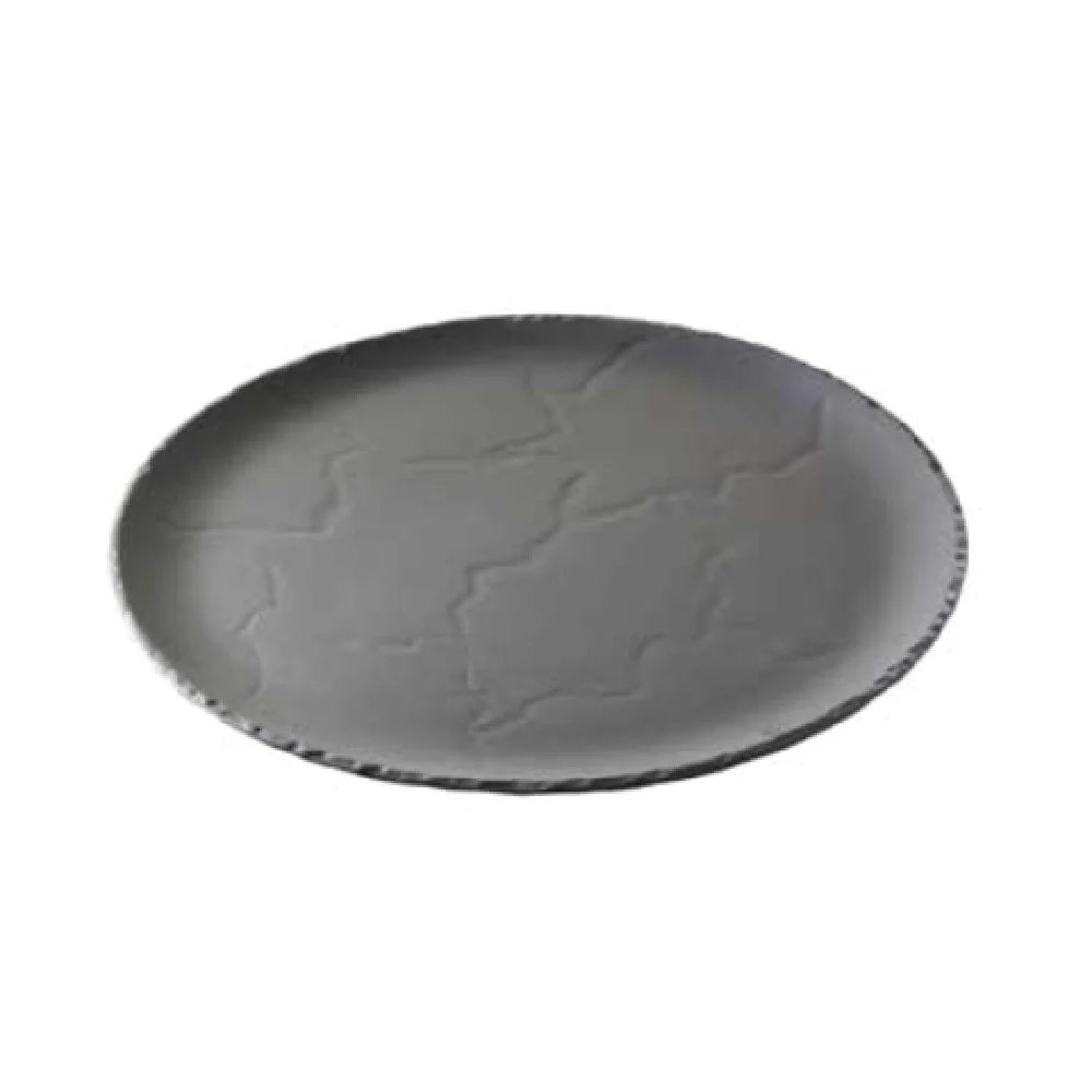 Revol 641316 Diameter 11-1/4 Inch Round Plate Porcelain Slate Matte Finish Revol 641316 Diameter 11-1/4 Inch Round Plate Porcelain Slate Matte Finish
