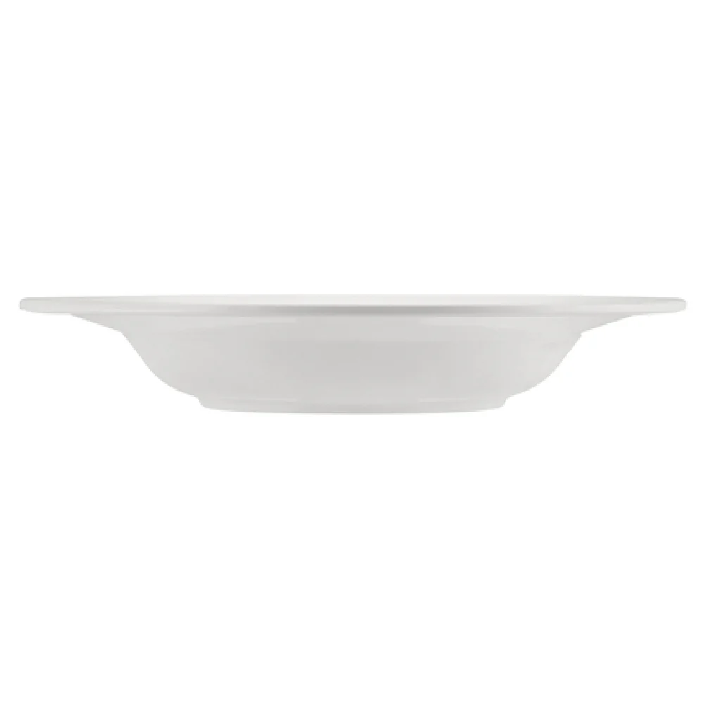 CAC China MLRN-3 10 Oz Maxwell Rim Soup Plate 9 Inch White Melamine CAC China MLRN-3 10 Oz Maxwell Rim Soup Plate 9 Inch White Melamine