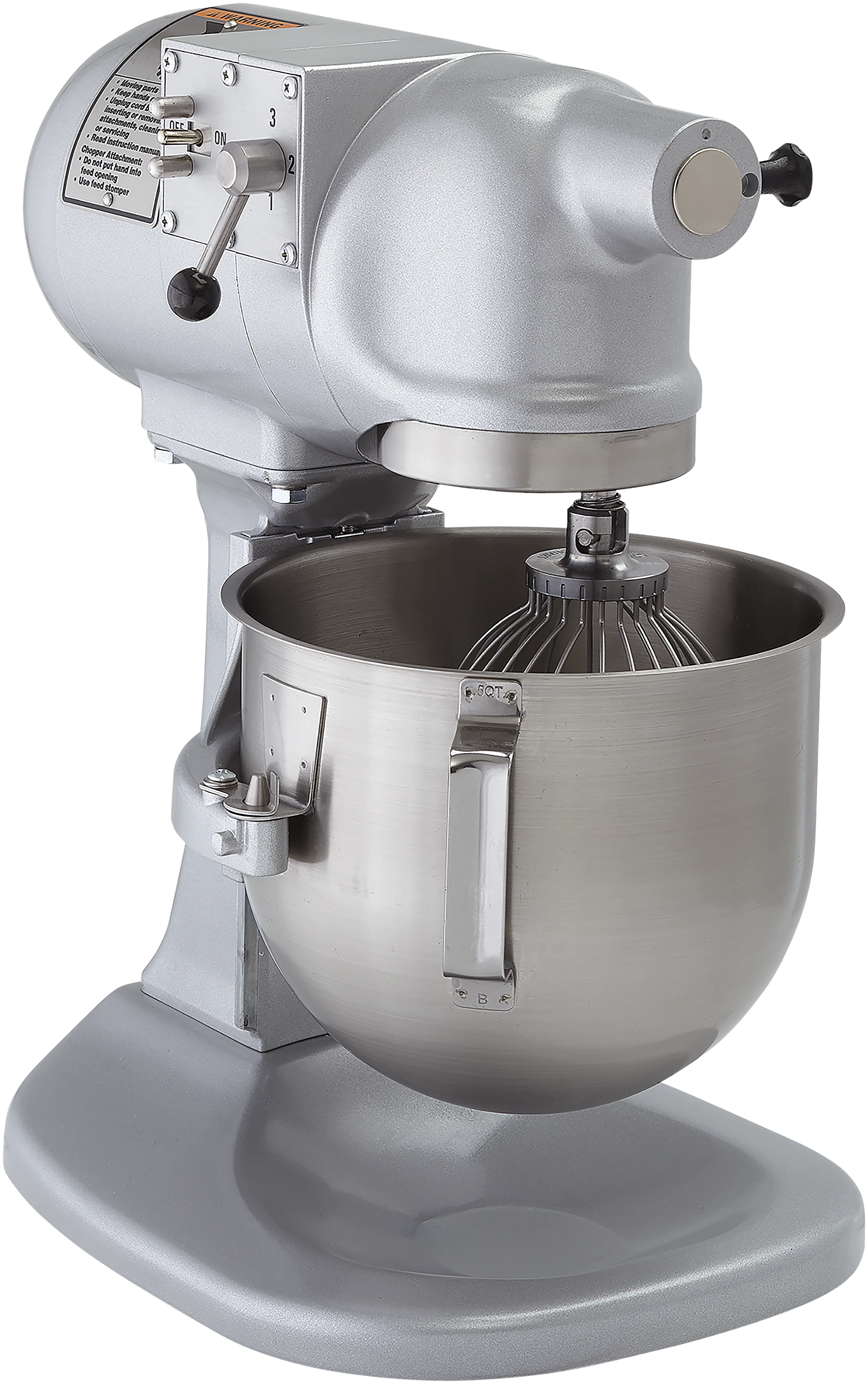 Hobart N50-604 5 Quart Planetary Mixer with Bowl and Aluminum Beater Whip