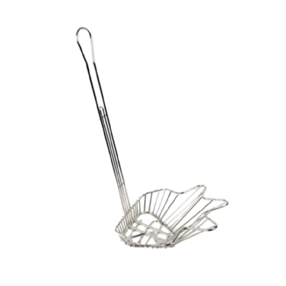 Thunder Group SLTB018T 8-3/4 Inch Taco Salad Bowl Basket Nickel Plated Steel