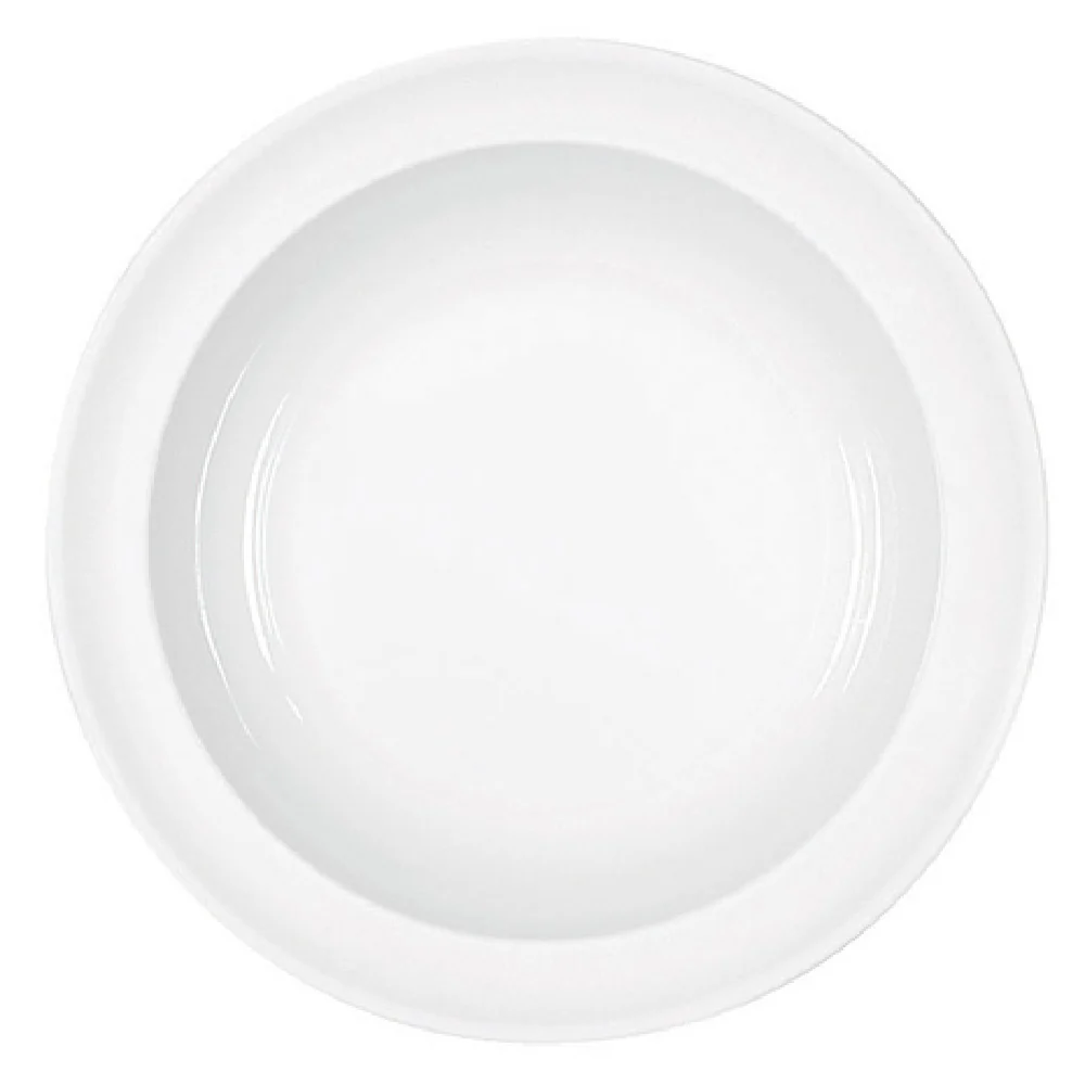 BauscherHepp 903168-425417 15.22 Oz Salad Dish Round Porcelain Orange Rim