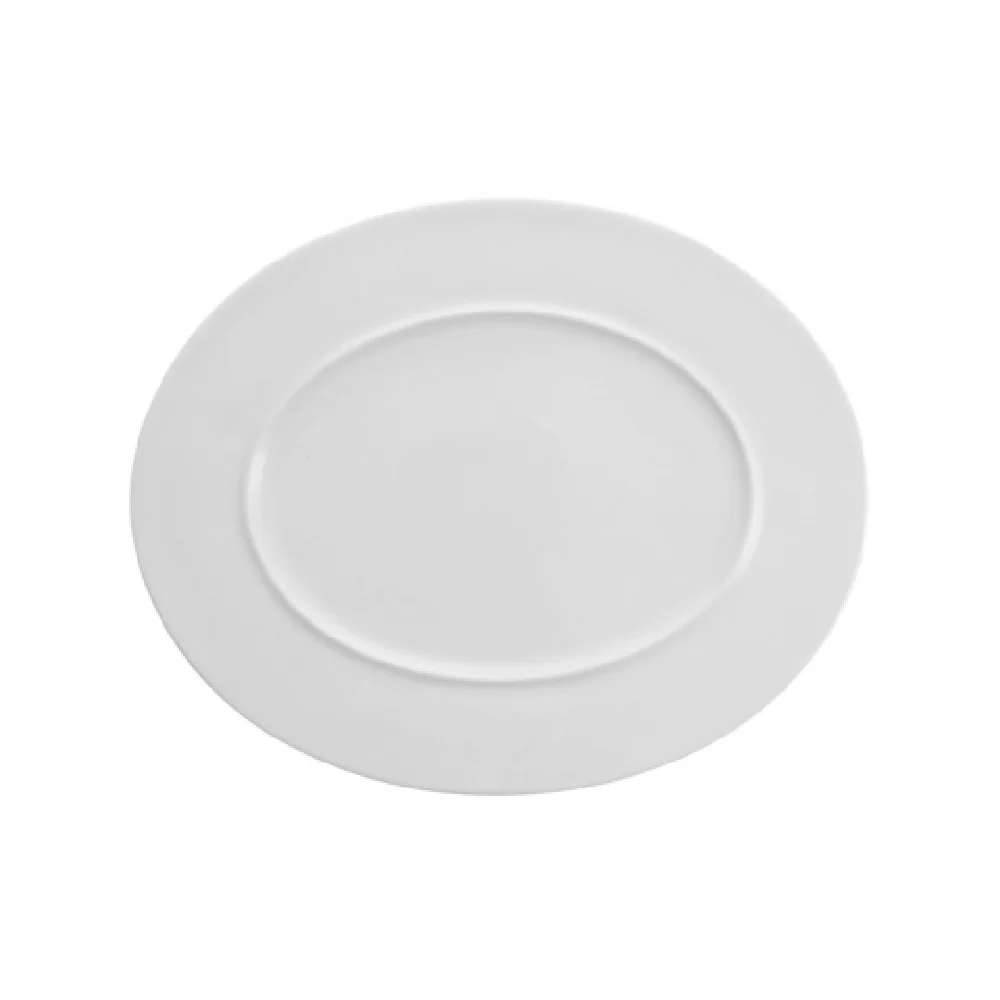 Fortessa 6100.F0000.27 11 Inch Oval Flat Platter White Vitrified China Fortessa 6100.F0000.27 11 Inch Oval Flat Platter White Vitrified China